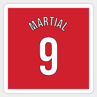 Martial 9 Home Kit - 22/23 Season Sticker